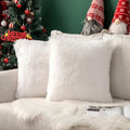 Set di 2 Federe per Cuscini in Morbido Pile 50 ¡Á 50 cm Decorative per Divano Letto e C