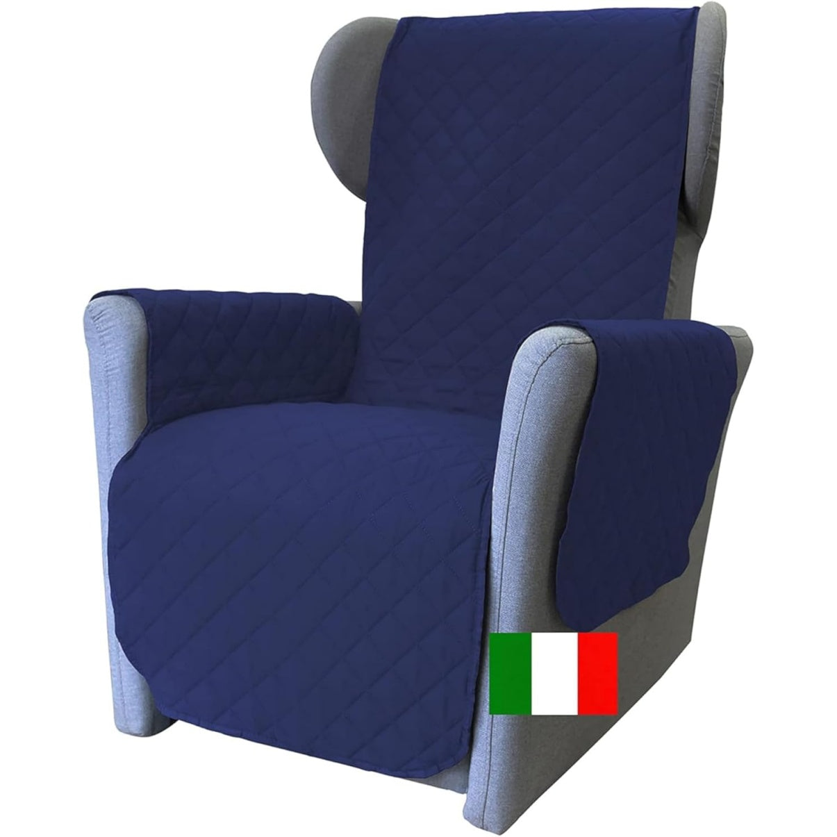 Copripoltrona Impermeabile con Braccioli Antiscivolo Reversibile Antimacchia per Divani